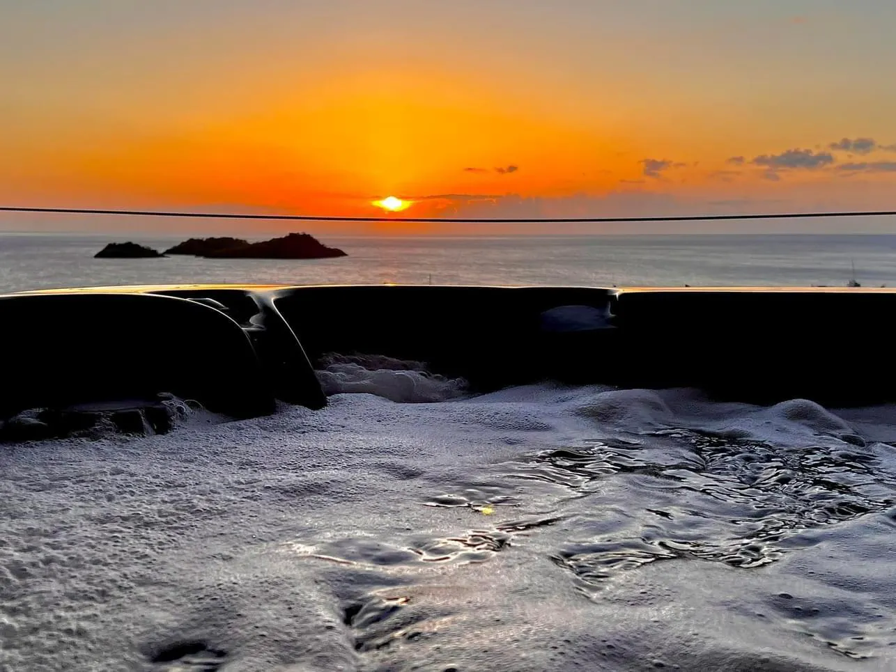 Les couchers de soleil à Bouillante